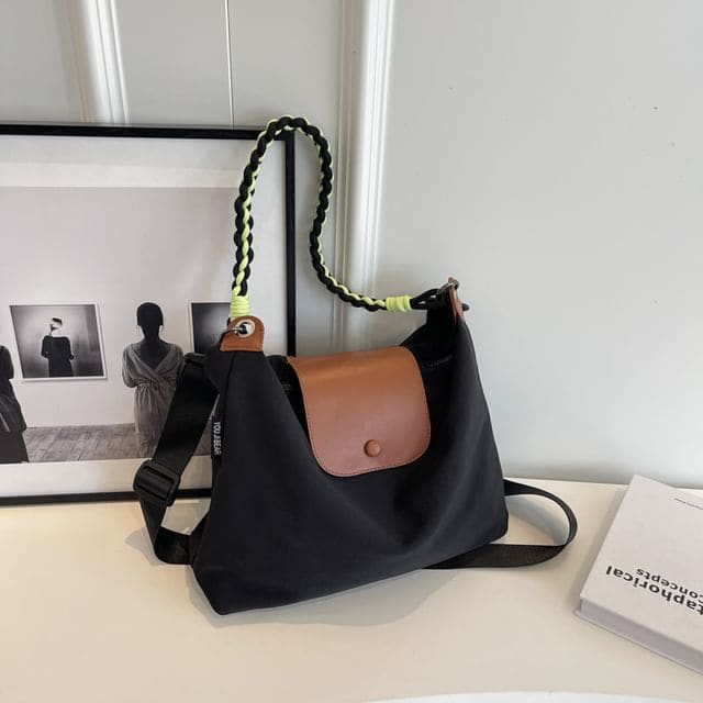 Top Handle Crossbody Bag - Black / One Size