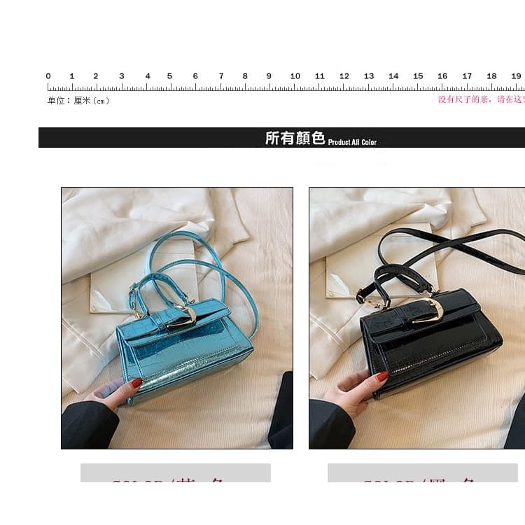 Top Handle Flap Crossbody Bag