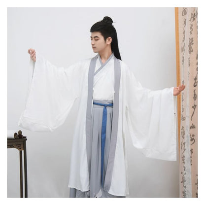 Traditional Chinese Costume Embroidered Robe / Long