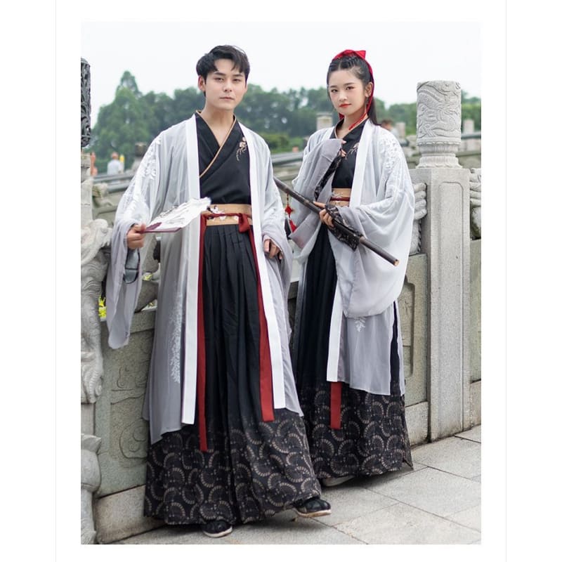 Traditional Chinese Couple Matching Costume Long