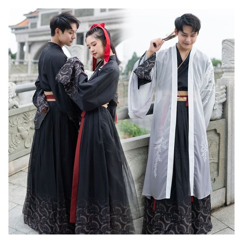 Traditional Chinese Couple Matching Costume Long