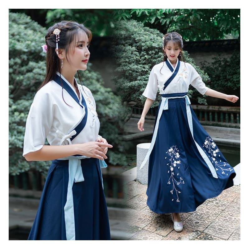 Traditional Chinese Couple Matching Costume Set: Short