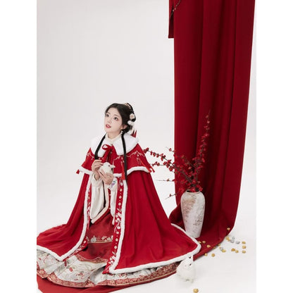 Traditional Chinese Embroidered Open Front Coat