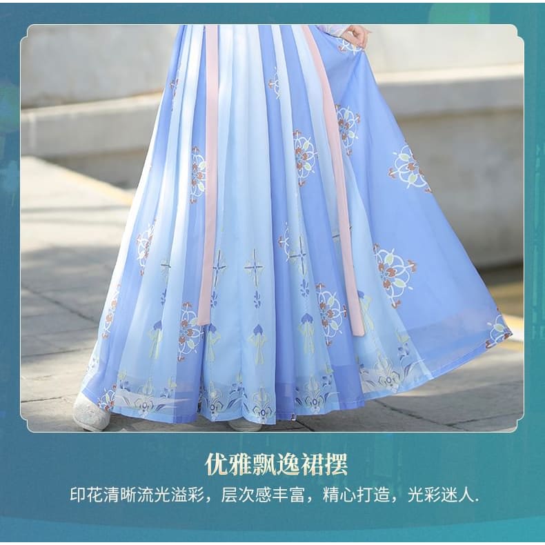 Traditional Chinese Floral Costume Set