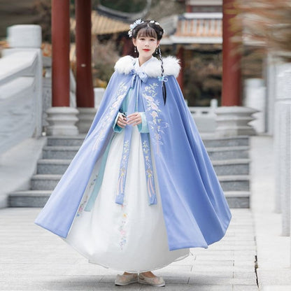 Traditional Chinese Fluffy Cape / Long