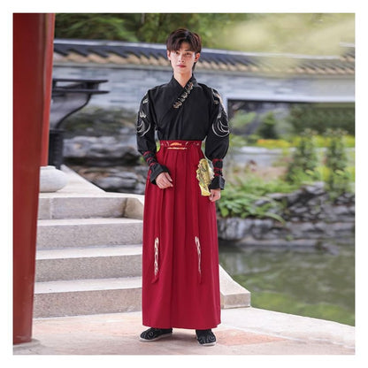 Traditional Chinese Open Front Jacket / Long