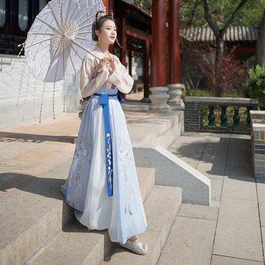 Traditional Chinese Set: Open Front Jacket + Camisole Top