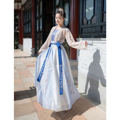 Traditional Chinese Set: Open Front Jacket + Camisole Top