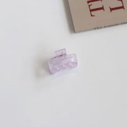 Translucent Hair Clamp (Various Designs) - 18 - Rectangle