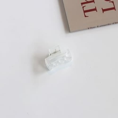 Translucent Hair Clamp (Various Designs) - 20 - Rectangle