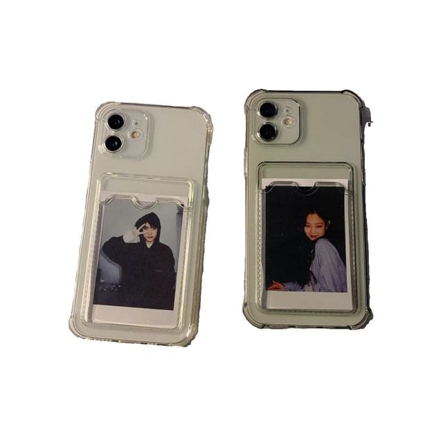 Transparent Card Holder Phone Case