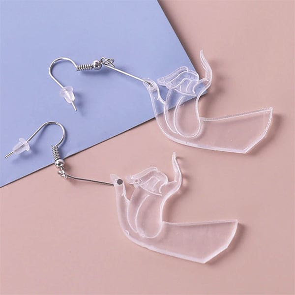 Transparent Hands Earrings - earrings