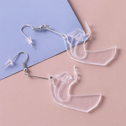 Transparent Hands Earrings - earrings