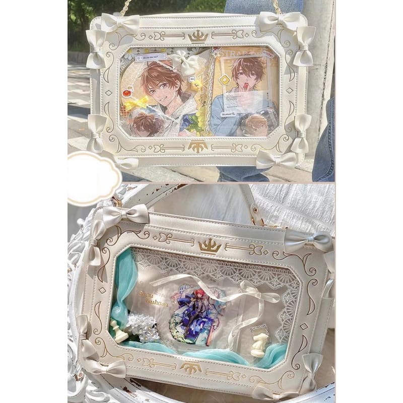 Transparent Princess Bow Shoulder Bag