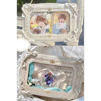 Transparent Princess Bow Shoulder Bag