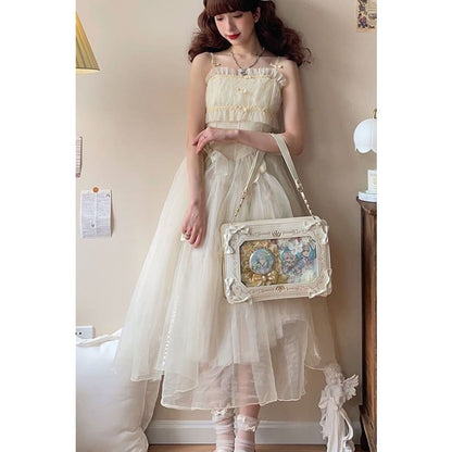 Transparent Princess Bow Shoulder Bag