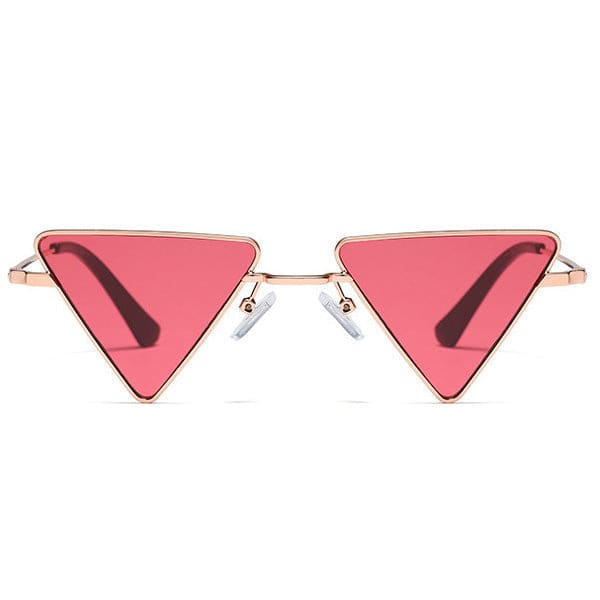 Triangle Sunglasses - Red - Glasses