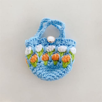 Tulip Knit AirPods / Pro Earphone Case Skin - Blue