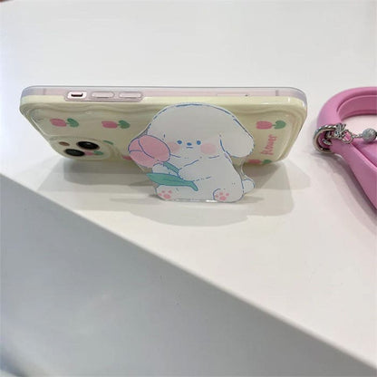 Tulip Puppy Phone Case - IPhone Case