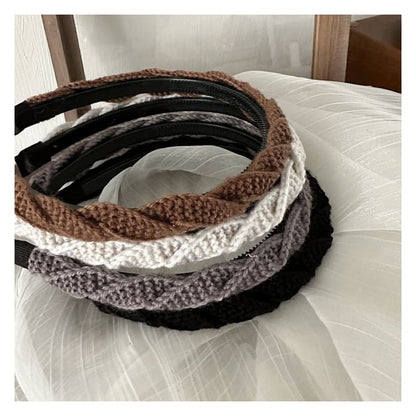 Twisted Woven Knit Headband