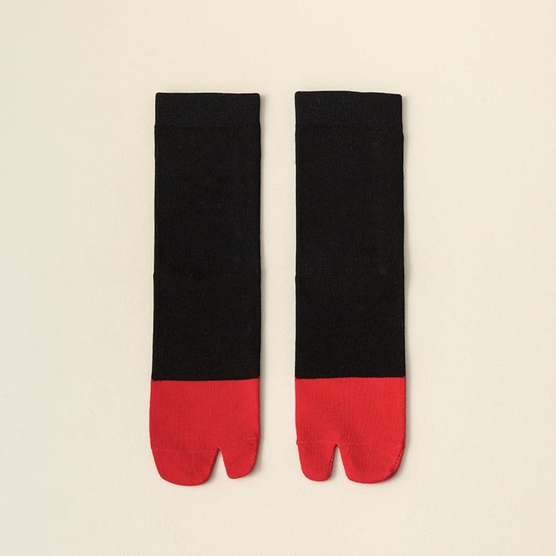 Two Tone Tabi Short Socks