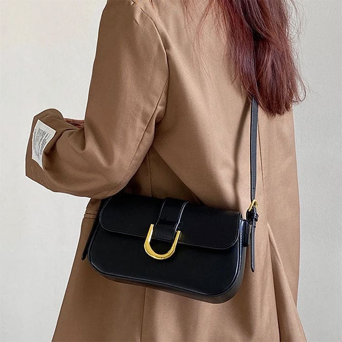 Vintage Aesthetic Shoulder Bag - Handbags