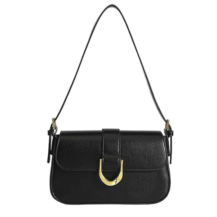 Vintage Aesthetic Shoulder Bag - Standart / Black - Handbags