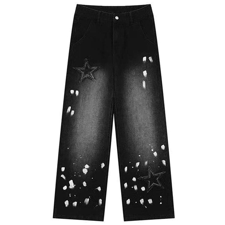 Vintage Black Star Jeans - Jeans