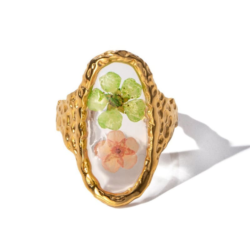 Vintage Flowers Rings - Ajustable / 2 - ring