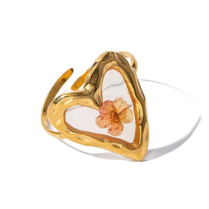 Vintage Flowers Rings - Ajustable / 5 - ring