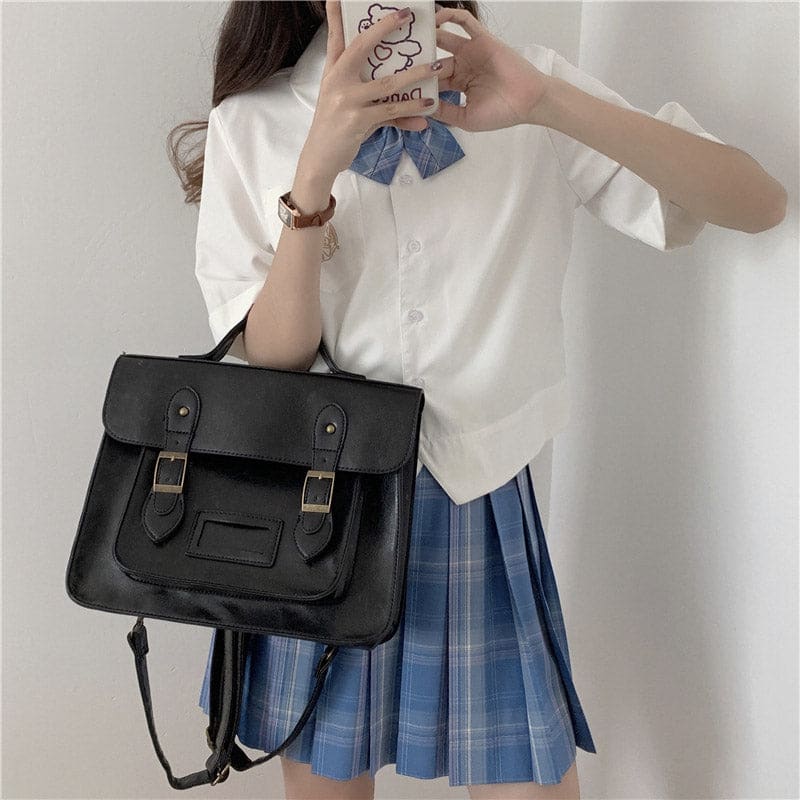 Vintage PU JK Backpack Crossboby Bag