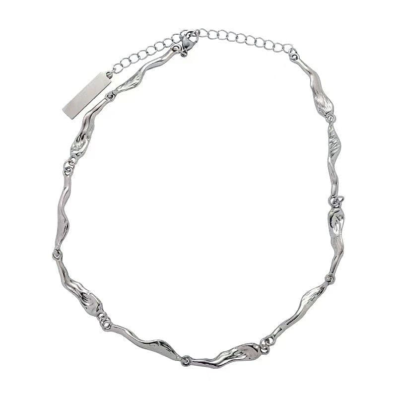 Vintage Sliver Necklace - Standart / Silver - Necklace