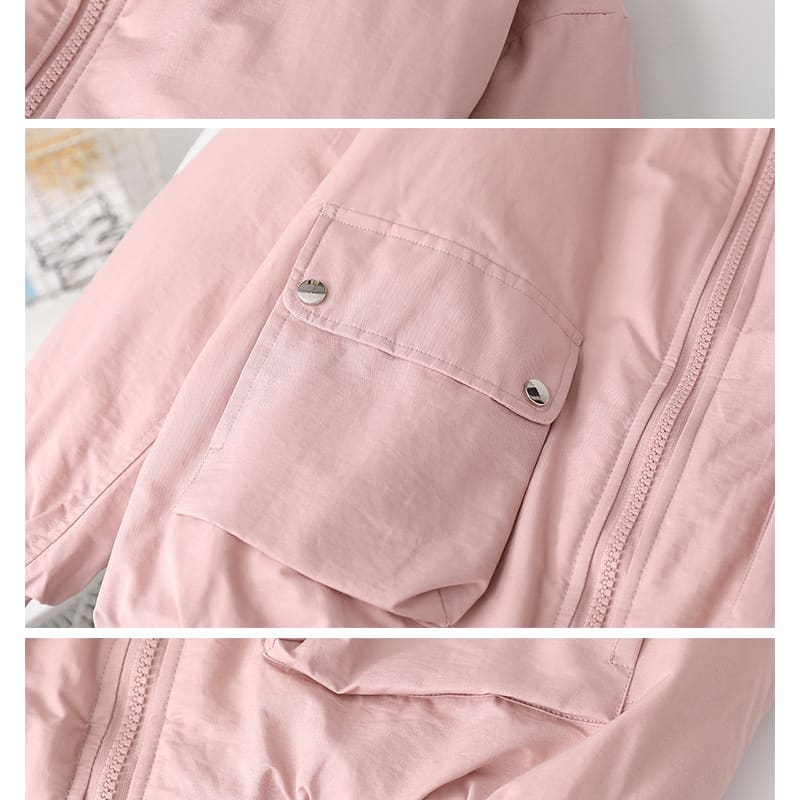 Warm Fleece Candy-colored Tooling Wool Collar Imitation