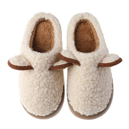 Warm Teddy Plush Slippers - Slippers