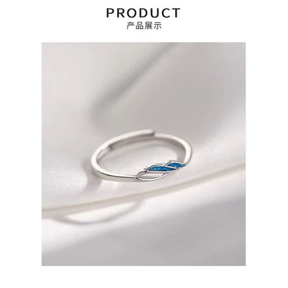 Wave Sterling Silver Open Ring