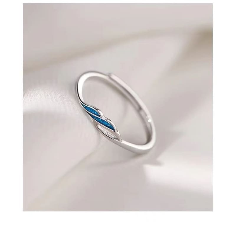 Wave Sterling Silver Open Ring