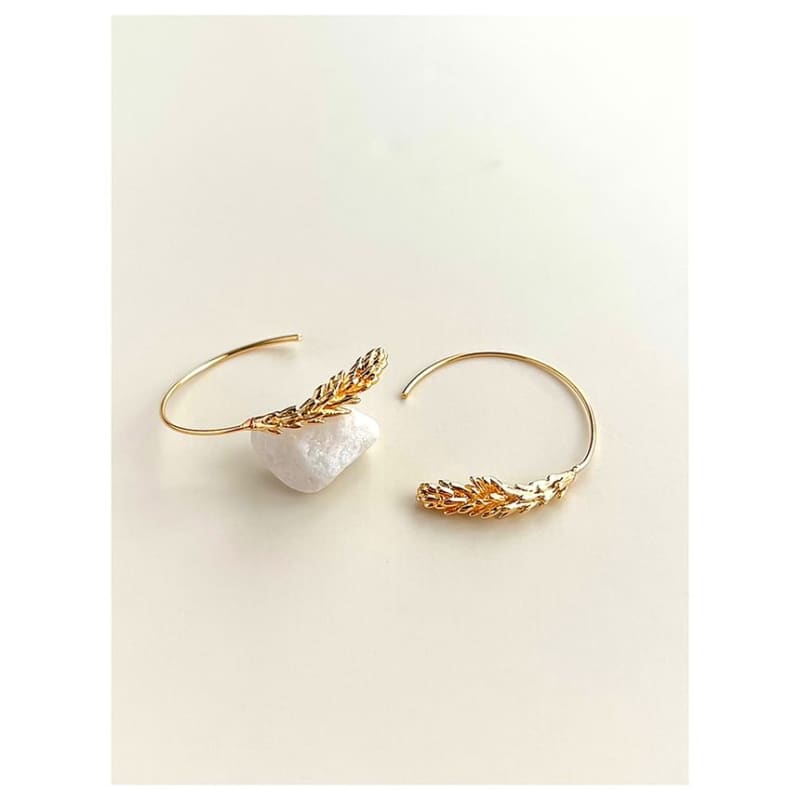 Wheat Hoop Earring