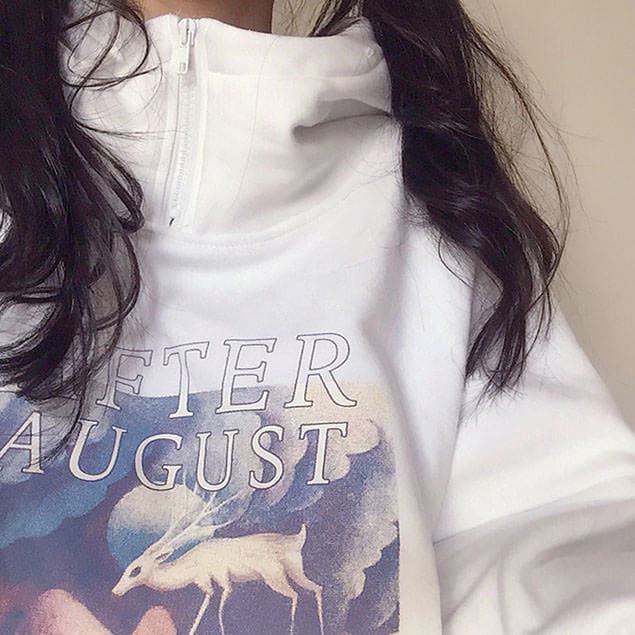 White After August Hoodie - Sweatshirts