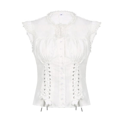 White Fairy Twin-ribbons Top SpreePicky