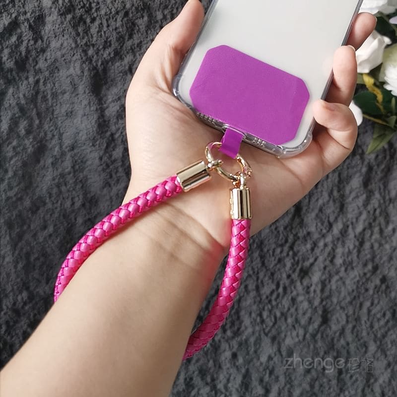 Woven Cord Phone Strap with Lanyard Pad - Accessories