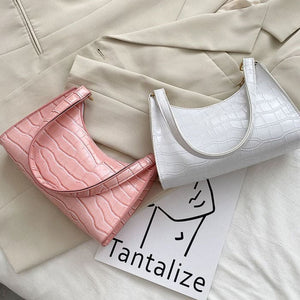 Y2K Baguette Bag - Standart / White - Handbags