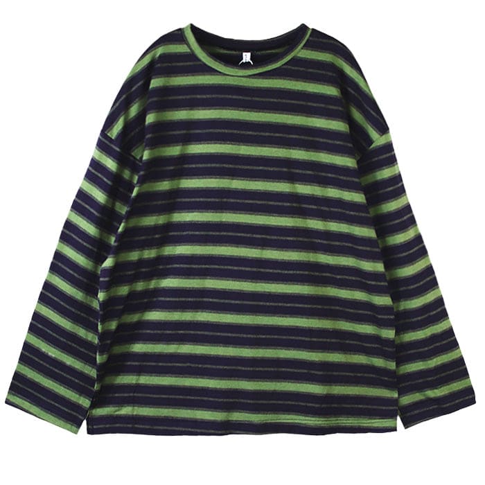 Y2K Casual Striped Top - T-Shirts