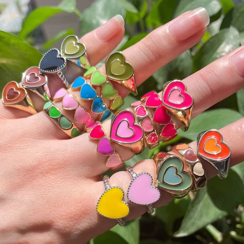 Y2K Cute Heartbreaker Ring - ring