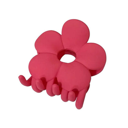 Y2K Flower Hair Claw - Pink - Other