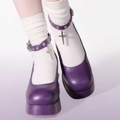 Y2K Halloween Ghost High Heels - Lovesickdoe