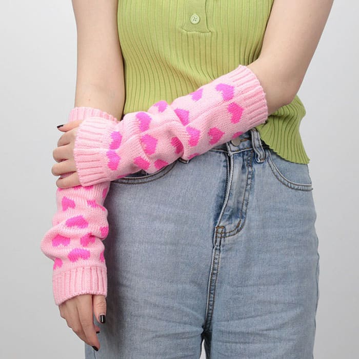 Y2K Heart Leg Warmers - Other