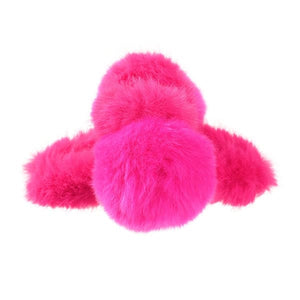 Y2K Pink Fuzzy Hair Claw - 2 / Pink - Other