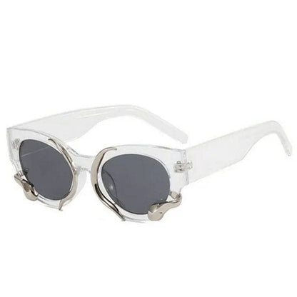 Y2K Snake Sunglasses - Standart / Clear - Glasses