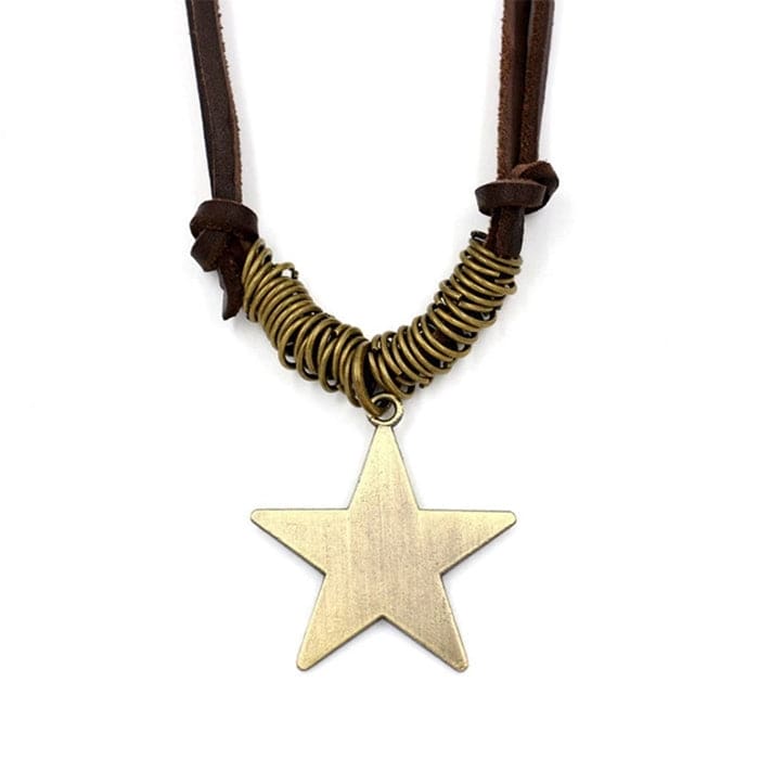 Y2K Star Necklace - Standart / Brown - Necklace