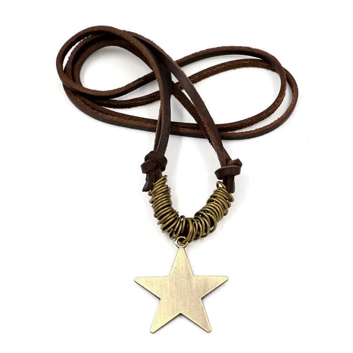 Y2K Star Necklace - Standart / Brown - Necklace